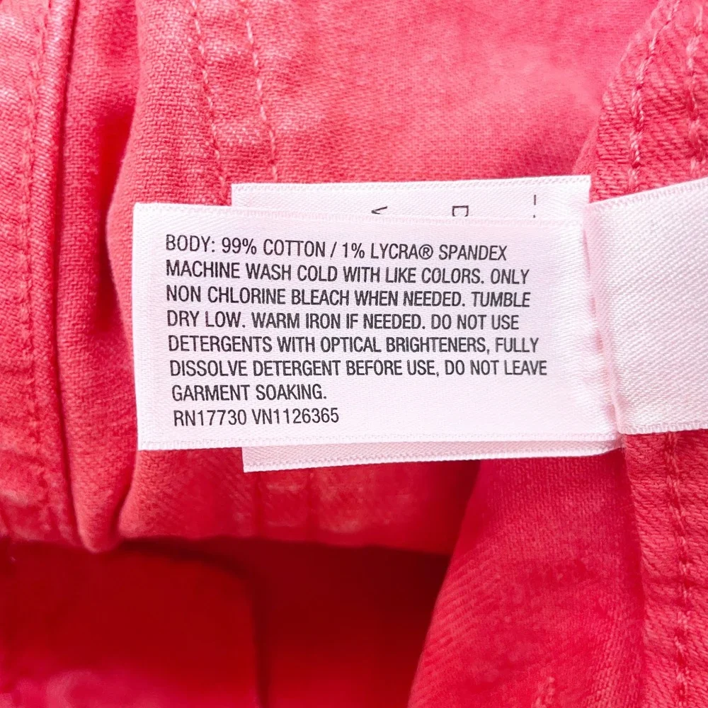 Universal Thread Women's Red High Rise Sailor Wide Leg Jeans Size 12 - Picture 6 of 6